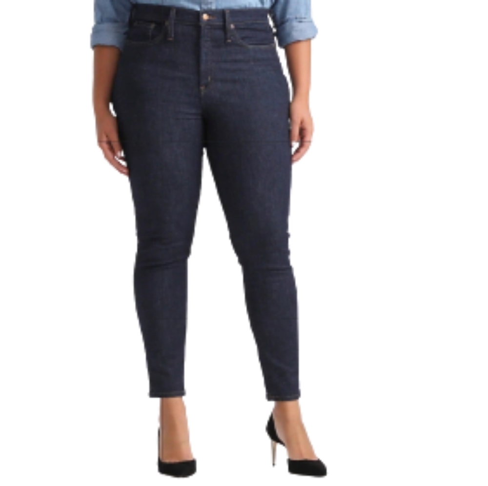 J. CREW 9" High Rise Skinny Classic Blue Wash NEW